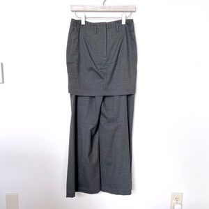 Madison Martin Margiela x H&M wide leg trouser/skirt combo. Size 4